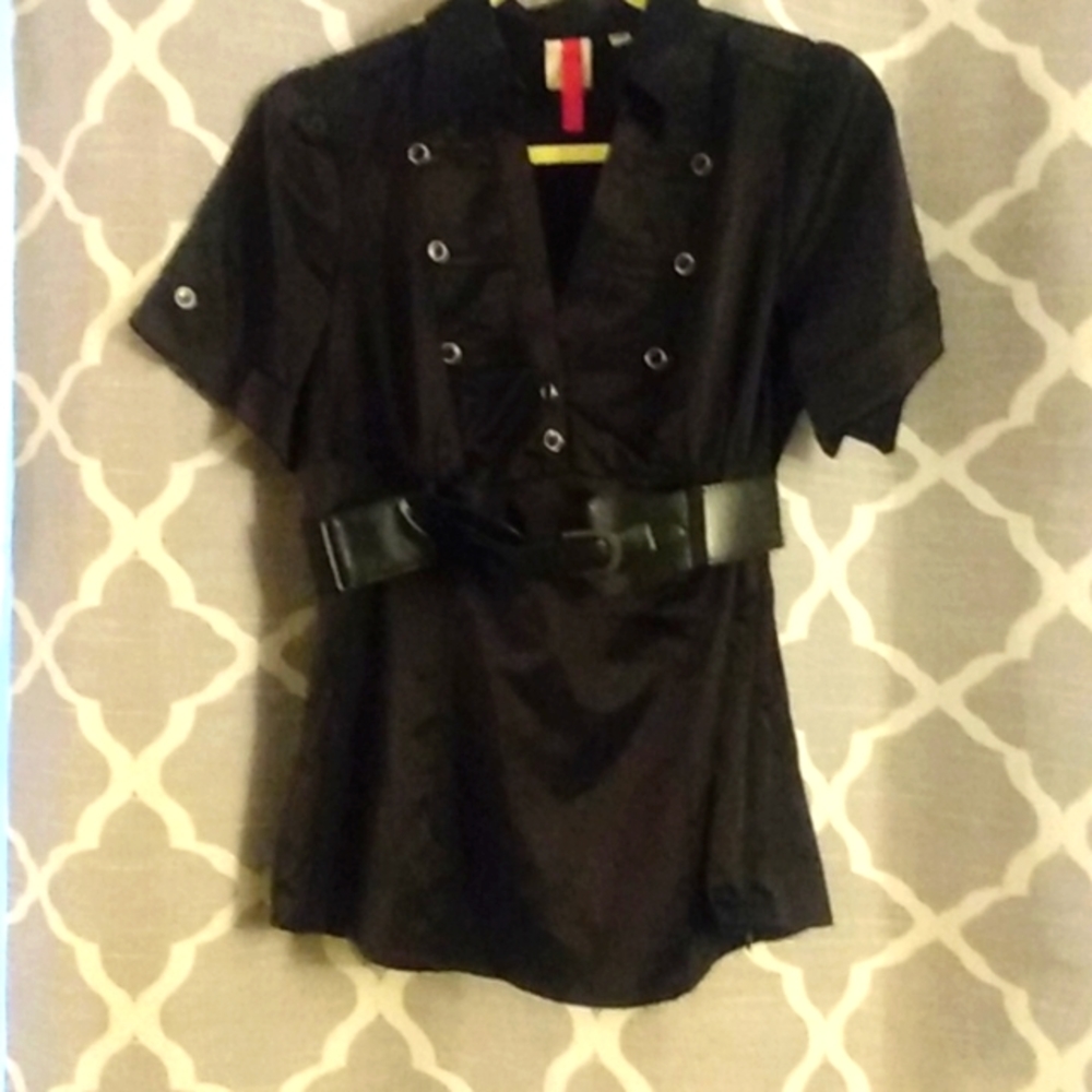 Black dress shirt